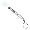Light Up Keychain - Logo Projector - Silver